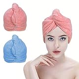 ACWOO Toallas para Secar el Pelo, 2 Pcs...
